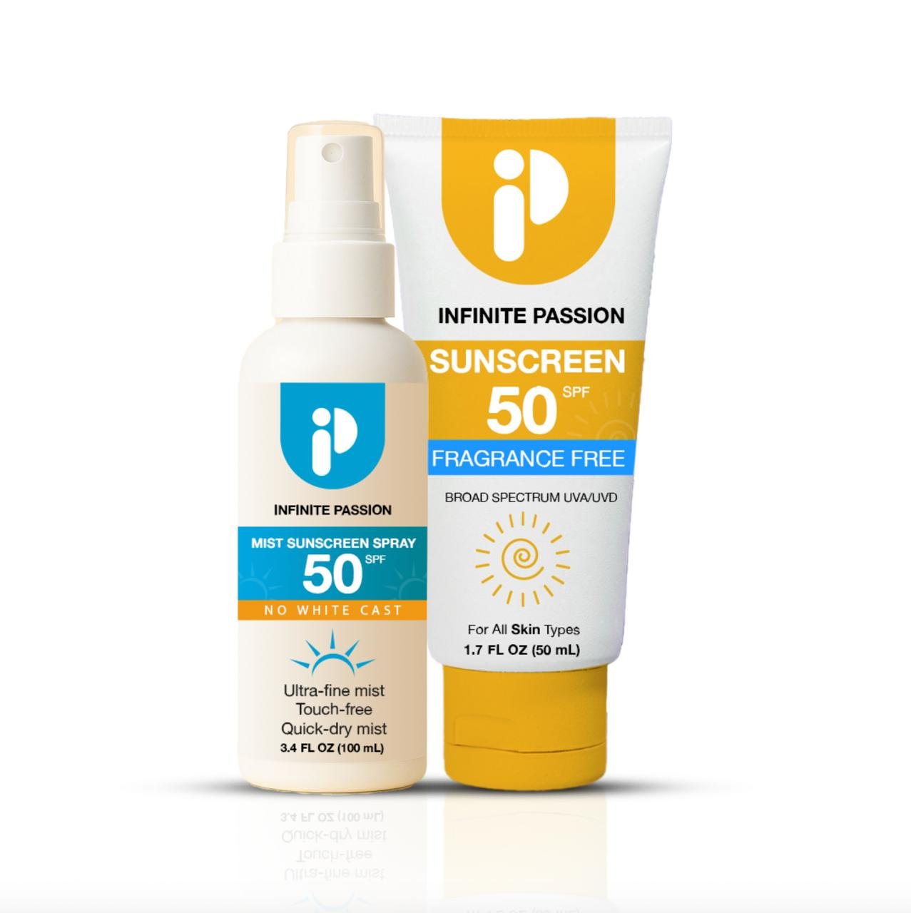 Sunscreen SPF 50 + Mist Sunscreen Spray
