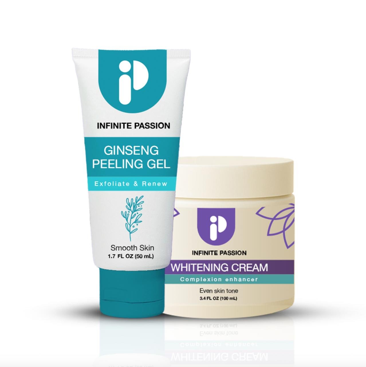 Whitening Cream + Ginseng Peeling Gel